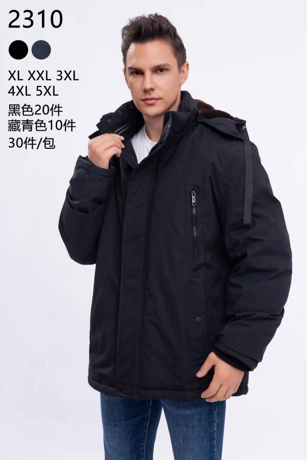 Kurtka męska cienka  Roz 3XL-7XL ,1 kolor Paczka 5 szt 