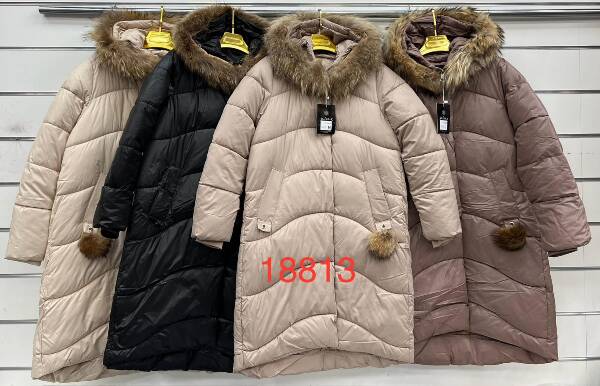 Kurtki damskie zimowe  Roz M-3XL, 1 Kolor Paczka 5 szt
