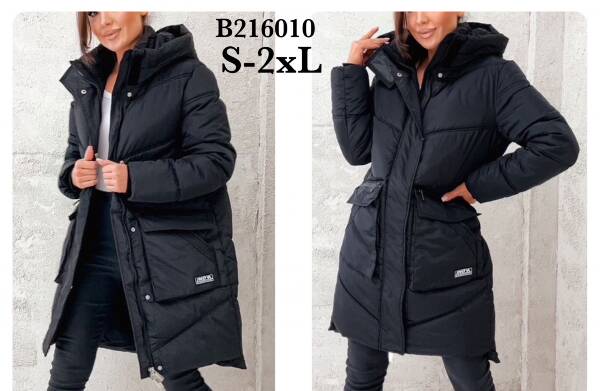 Zimowe Płaszcze Roz S-2XL, 1 Kolor Paczka 5 szt