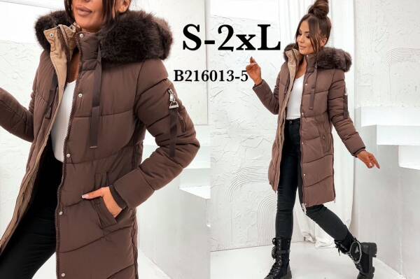 Zimowe Płaszcze Roz S-2XL, 1 Kolor Paczka 5 szt