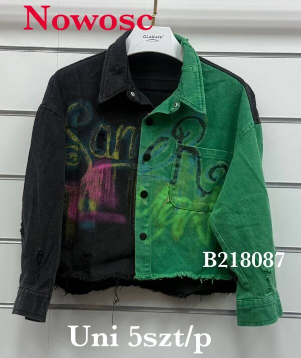 Kurtki damskie jeansy Roz Standard, 1 Kolor Paczka 5 szt