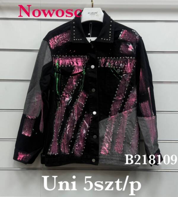 Kurtki damskie jeansy Roz Standard, 1 Kolor Paczka 5 szt