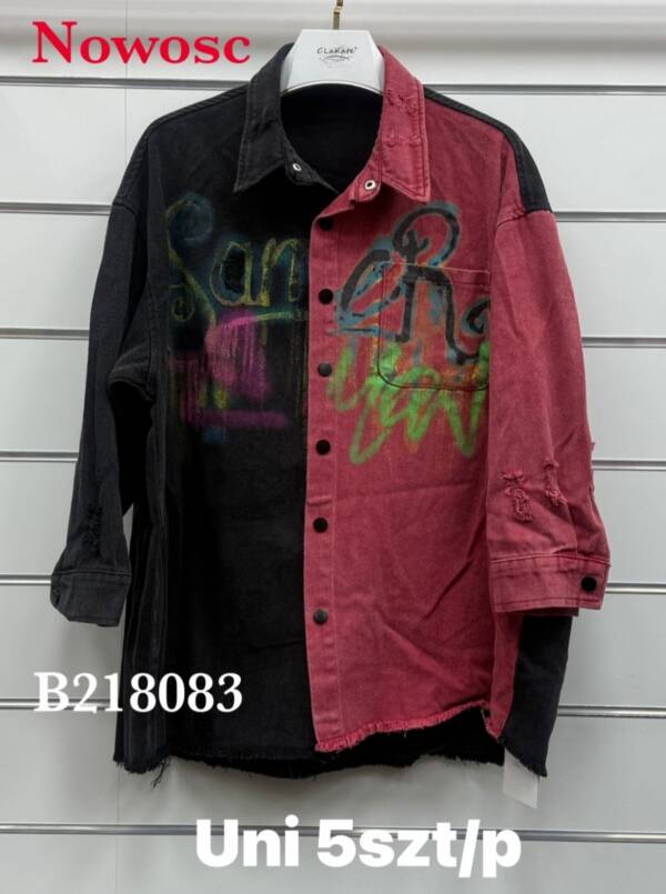 Kurtki damskie jeansy Roz Standard, 1 Kolor Paczka 5 szt