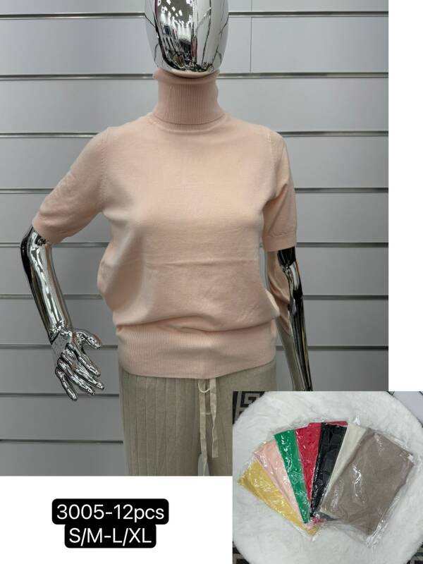 Swetry damskie Roz S/M-L/XL, Mix kolor, Paszka 12 szt