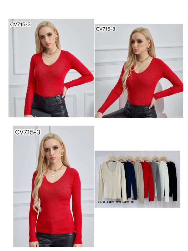 Swetry damskie Roz Standard, Mix kolor, Paszka 10 szt