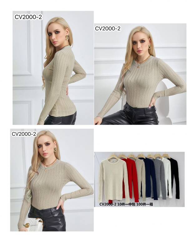 Swetry damskie Roz Standard, Mix kolor, Paszka 10 szt
