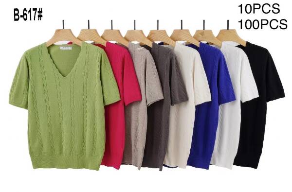 Swetry damskie Roz Standard, Mix kolor, Paszka 10 szt