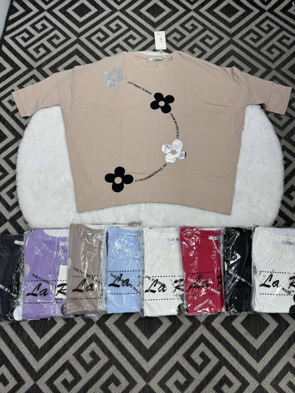 Bluzki damskie Roz Standard, Mix kolor, Paszka 10 szt