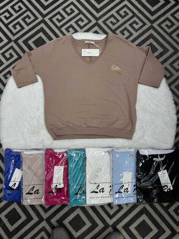 Bluzki damskie Roz Standard, Mix kolor, Paszka 10 szt