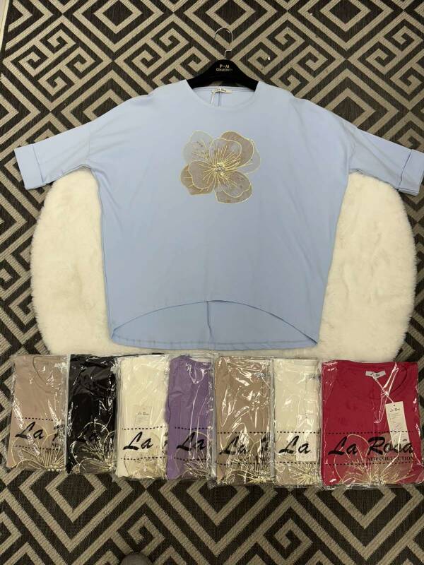 Bluzki damskie Roz Standard, Mix kolor, Paszka 10 szt