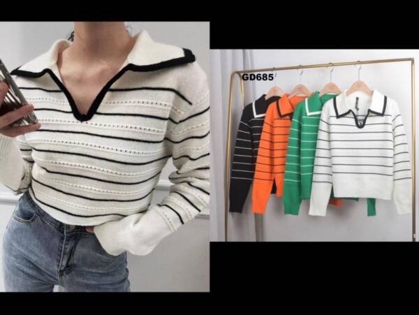 Swetry damskie (Francja produkt) Roz Standard, Mix kolor, Paszka 6 szt