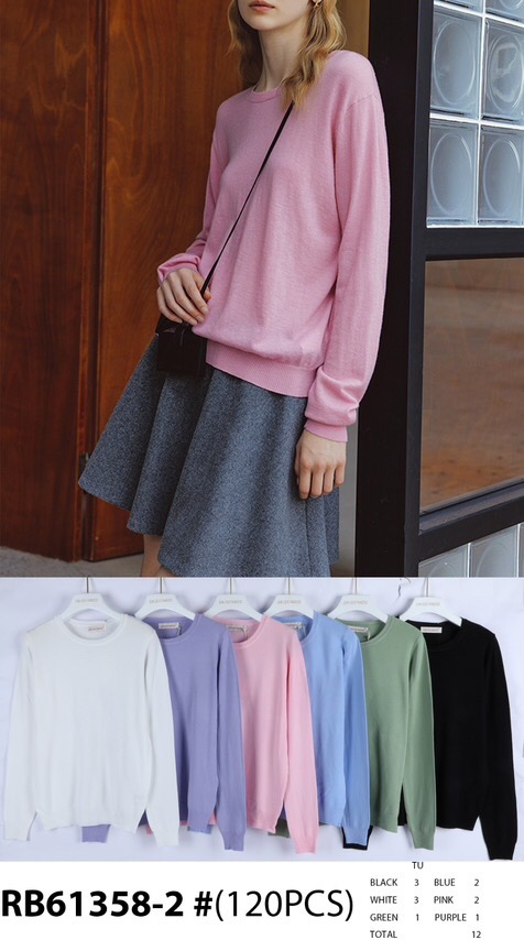 Swetry damskie (Francja produkt) Roz Standard, Mix kolor, Paszka 12 szt