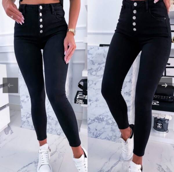 Spodnie damskie jeans Roz XS-XL, 1 Kolor Paczka 10 szt