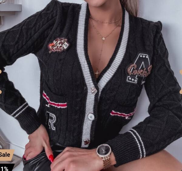 Swetry damskie (Francja produkt) Roz Standard, Mix kolor, Paszka 6 szt