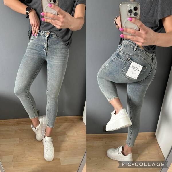 Spodnie damskie jeans Roz XS-XL, 1 Kolor Paczka 10 szt