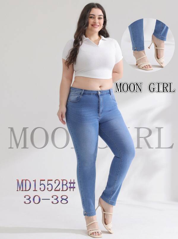 Spodnie damskie jeans Roz 30-38, 1 Kolor Paczka 10 szt