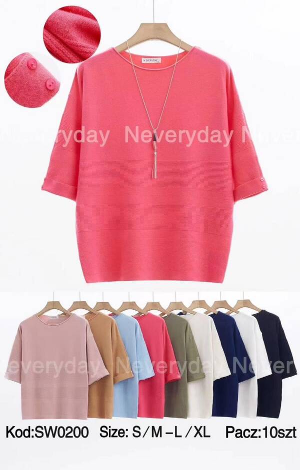 Swetry damskie Roz S/M-L/XL, Mix kolor, Paszka 10 szt