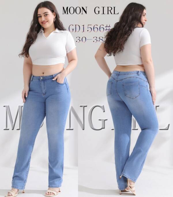 Spodnie damskie jeans Roz 30-38, 1 Kolor Paczka 10 szt
