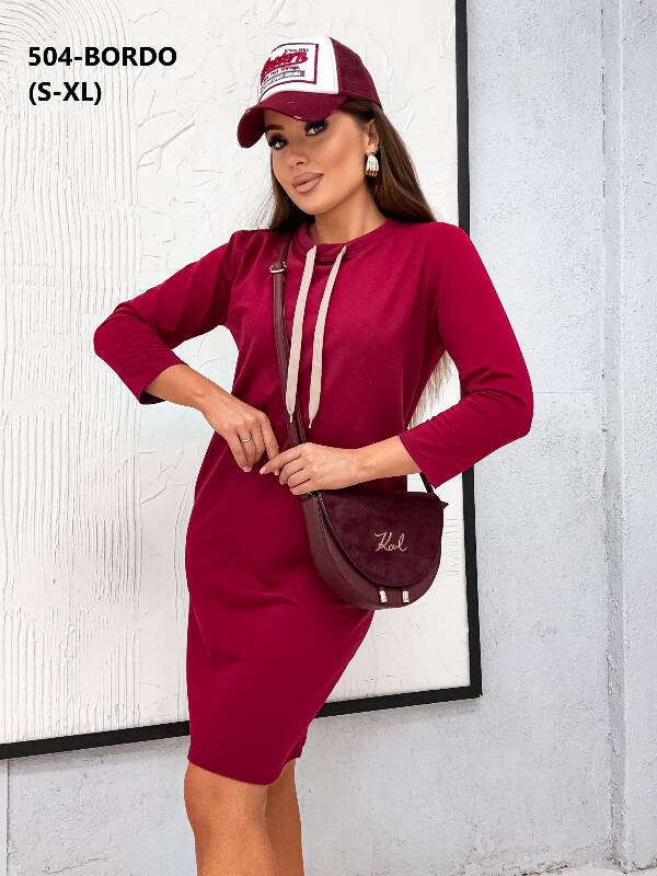 Sukienka damska (Polska produkt) Roz S-XL Paczka 5 szt /1 Kolor