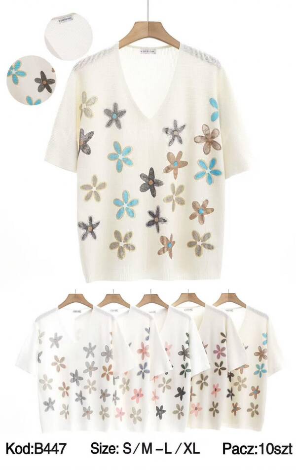 Swetry damskie Roz S/M-L/XL, Mix kolor, Paszka 10 szt