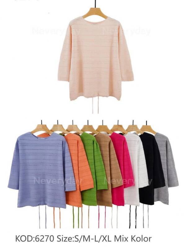 Swetry damskie Roz S/M-L/XL, Mix kolor, Paszka 10 szt