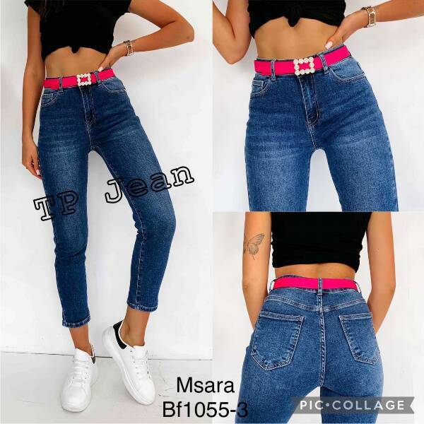 Spodnie damskie jeans Roz XS-XL, 1 Kolor Paczka 10 szt