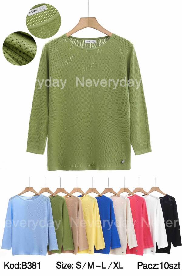 Swetry damskie Roz S/M-L/XL, Mix kolor, Paszka 10 szt