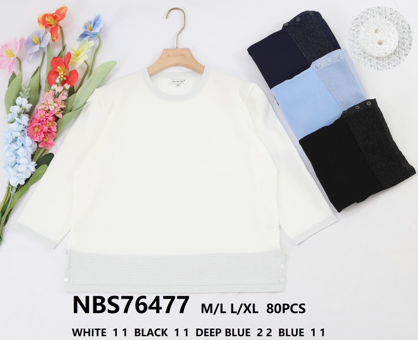 Swetry damskie (Francja produkt) Roz M/L-L/XL, Mix kolor, Paszka 10 szt