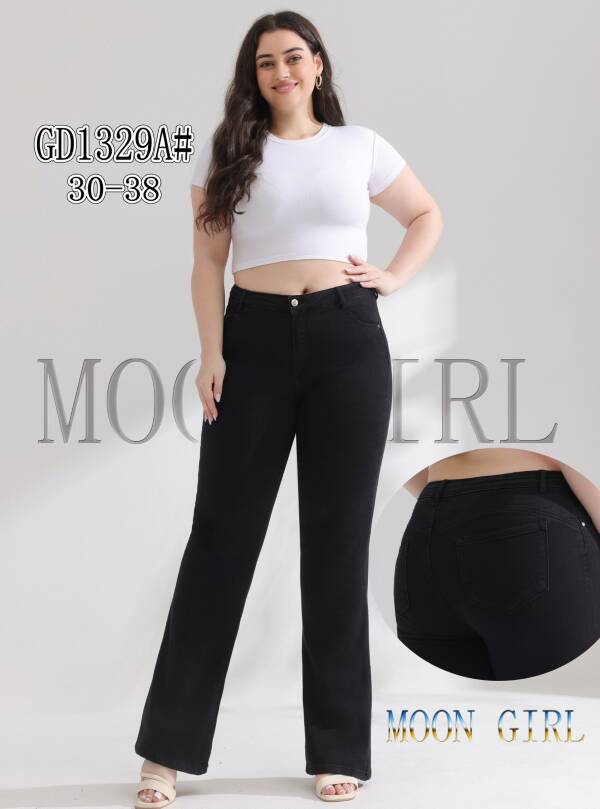 Spodnie damskie jeans Roz 30-38, 1 Kolor Paczka 10 szt