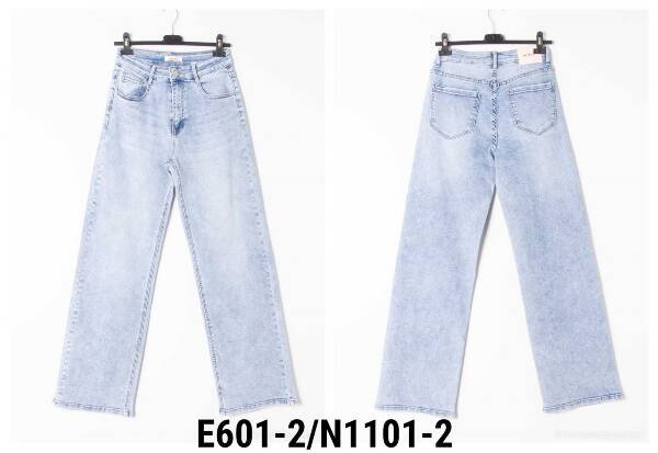 Spodnie damskie jeans Roz XS-XL, 1 Kolor Paczka 10 szt
