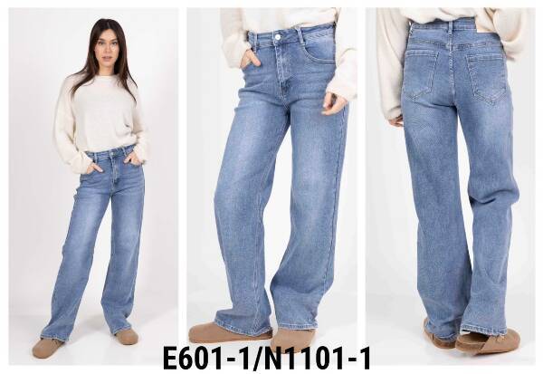 Spodnie damskie jeans Roz XS-XL, 1 Kolor Paczka 10 szt