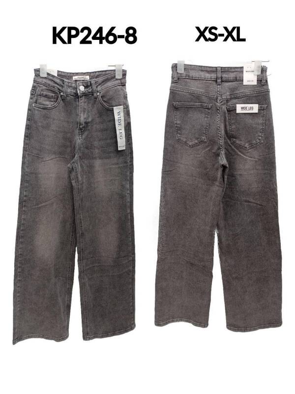Spodnie damskie jeans Roz XS-XL, 1 Kolor Paczka 10 szt