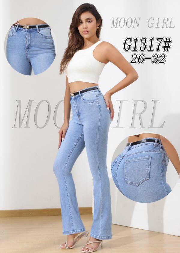 Spodnie damskie jeans Roz 26-32, 1 Kolor Paczka 10 szt