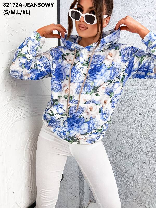 Bluza damska (Polska produkt) Roz S/M-L/XL Paczka 5 szt /1 Kolor