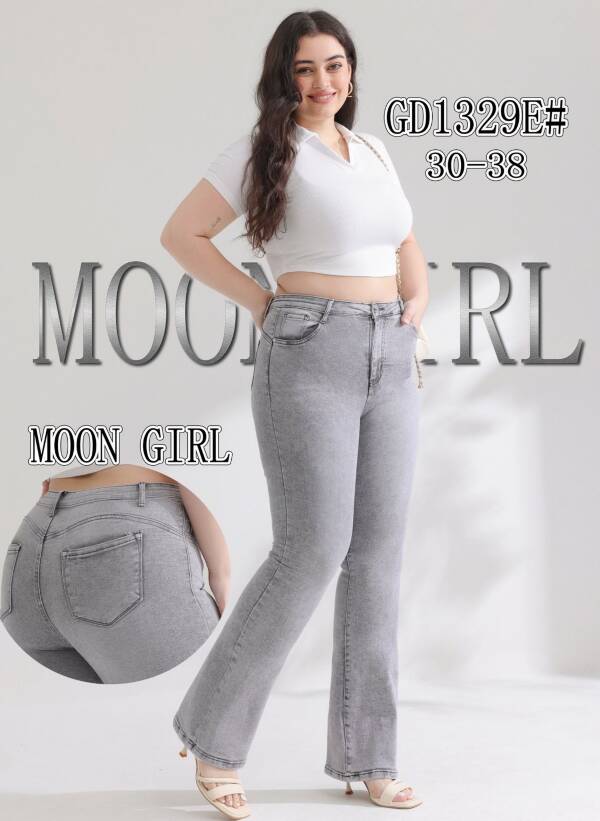 Spodnie damskie jeans Roz 30-38, 1 Kolor Paczka 10 szt