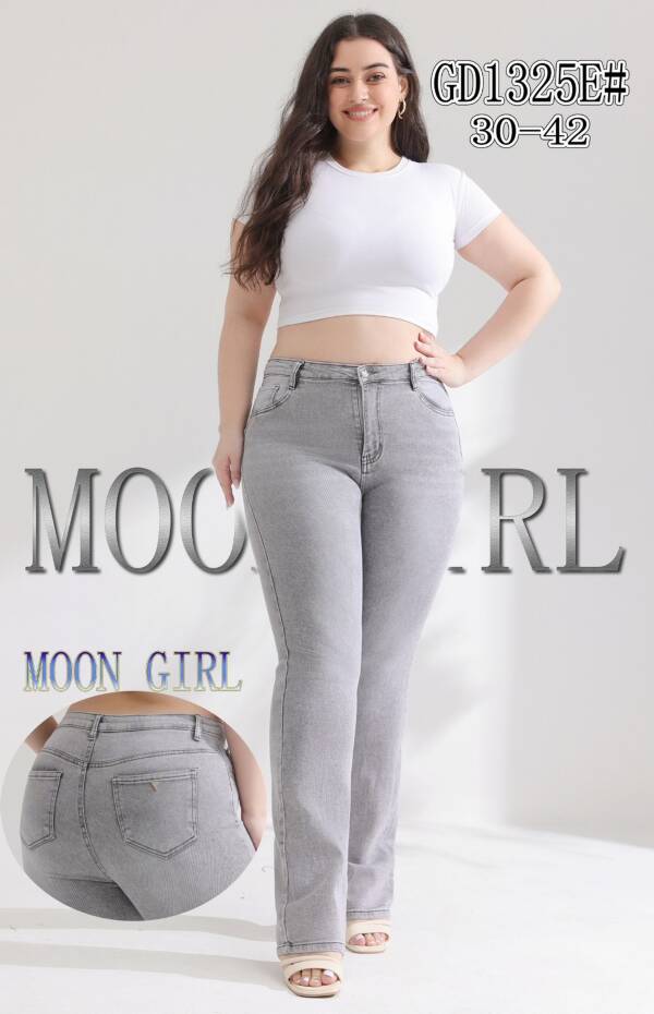 Spodnie damskie jeans Roz 30-42, 1 Kolor Paczka 10 szt