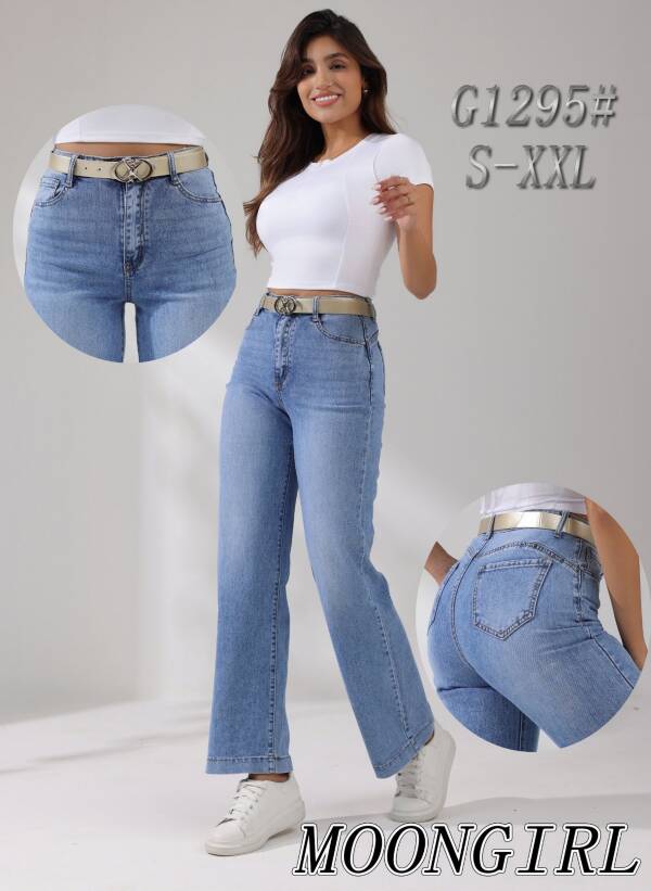 Spodnie damskie jeans Roz S-2XL, 1 Kolor Paczka 10 szt