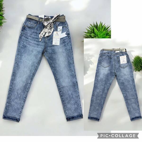 Spodnie damskie jeans Roz XS-XL, 1 Kolor Paczka 10 szt