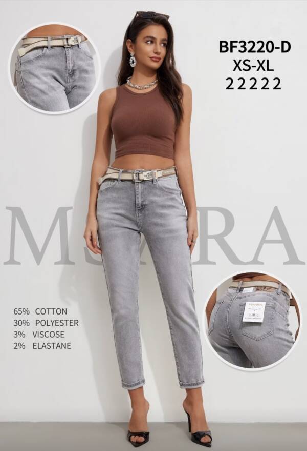 Spodnie damskie jeans Roz XS-XL, 1 kolor, Paszka 10 szt