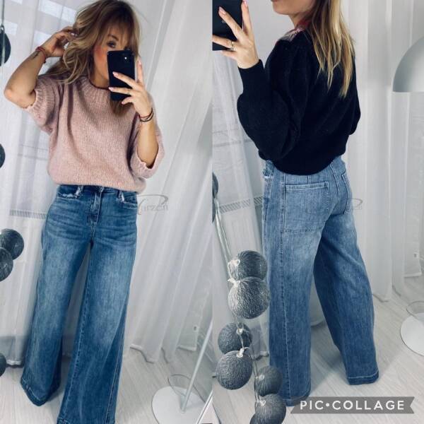 Spodnie damskie jeans Roz XS-XL, 1 Kolor Paczka 12 szt