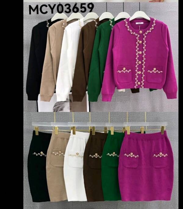 Komplet damskie (Francja produkt) Roz Standard, Mix kolor, Paszka 6 szt