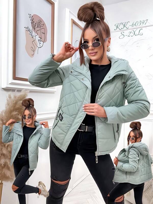  Kurtka damskie cienka Roz S-2XL, 1 Kolor Paczka 5 szt 