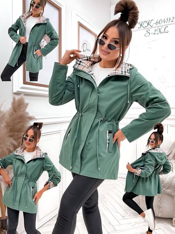  Kurtka damskie cienka Roz S-2XL, 1 Kolor Paczka 5 szt 