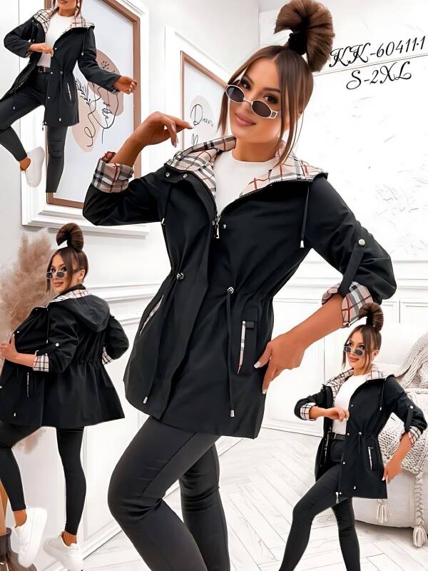  Kurtka damskie cienka Roz S-2XL, 1 Kolor Paczka 5 szt 