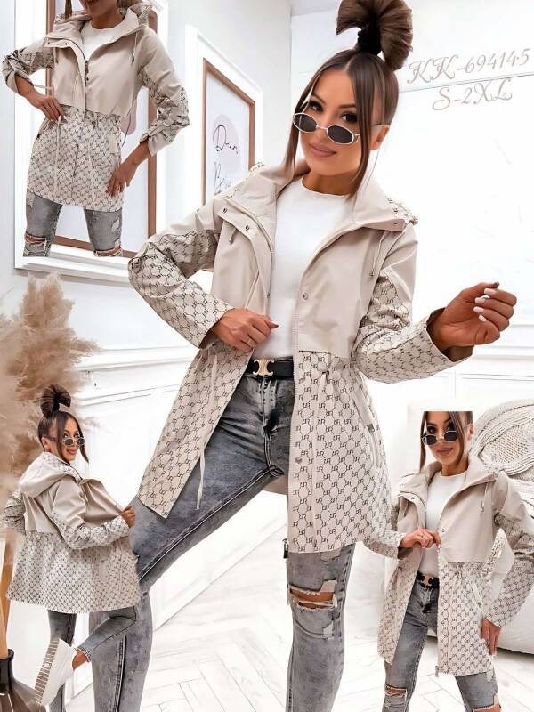  Kurtka damskie cienka Roz S-2XL, 1 Kolor Paczka 5 szt 