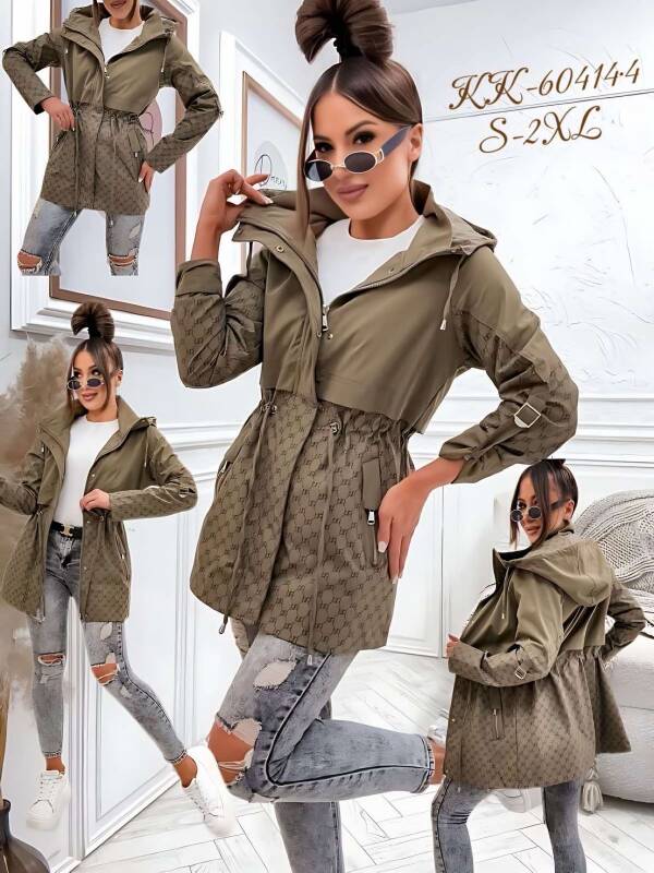  Kurtka damskie cienka Roz S-2XL, 1 Kolor Paczka 5 szt 