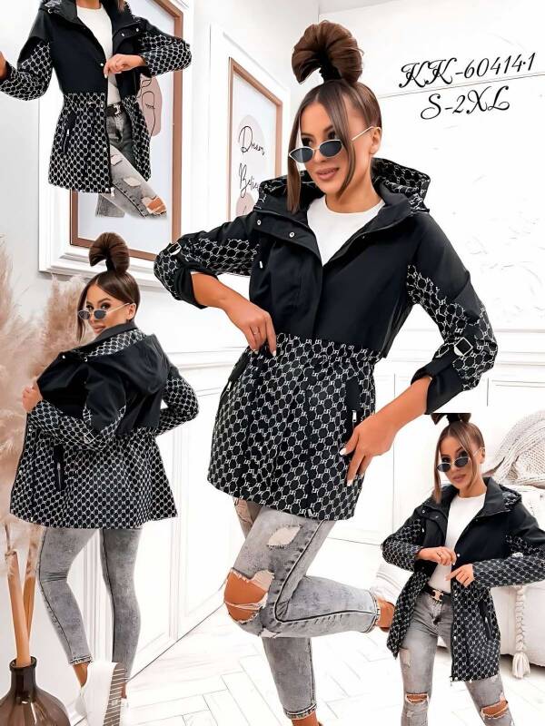  Kurtka damskie cienka Roz S-2XL, 1 Kolor Paczka 5 szt 