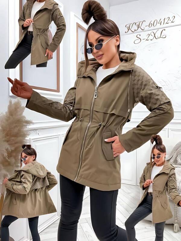  Kurtka damskie cienka Roz S-2XL, 1 Kolor Paczka 5 szt 