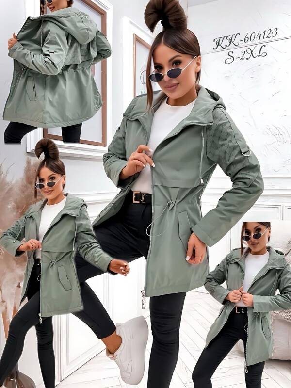  Kurtka damskie cienka Roz S-2XL, 1 Kolor Paczka 5 szt 
