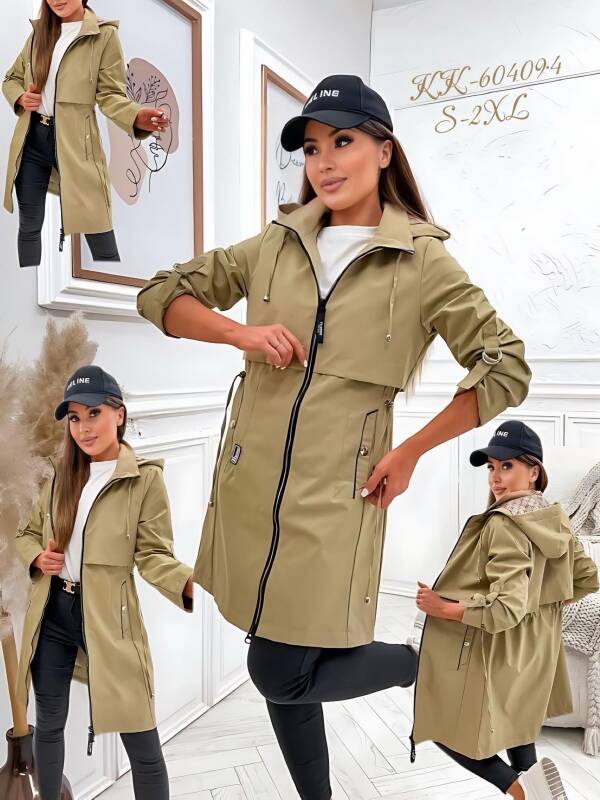  Kurtka damskie cienka Roz S-2XL, 1 Kolor Paczka 5 szt 